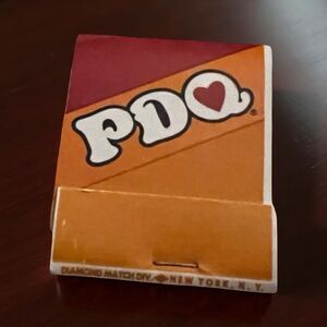Unused, Unstruck Vintage PDQ Gas Station Matchbook  RARE Unique Find